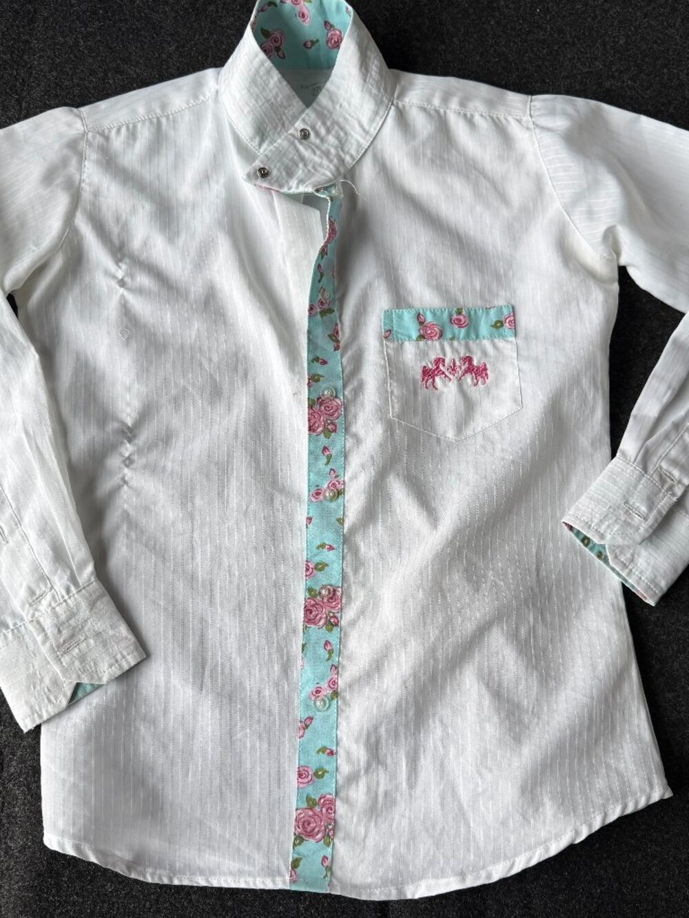Equine Couture Youth 8 Equestrian Show Shirt